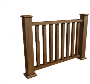 Ограждения из ДПК WOODVEX Тик