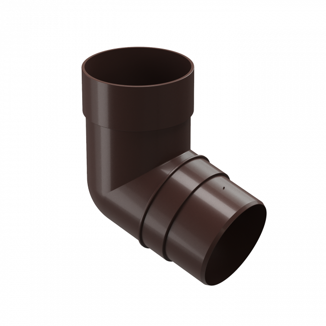 Колено 72˚ для водосточной трубы Премиум (Premium) шоколад