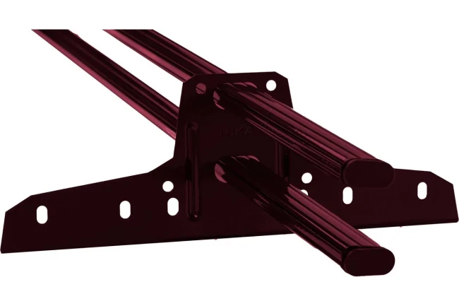 Снегозадержатель NIKA трубчатый рал 3005 Вишневый